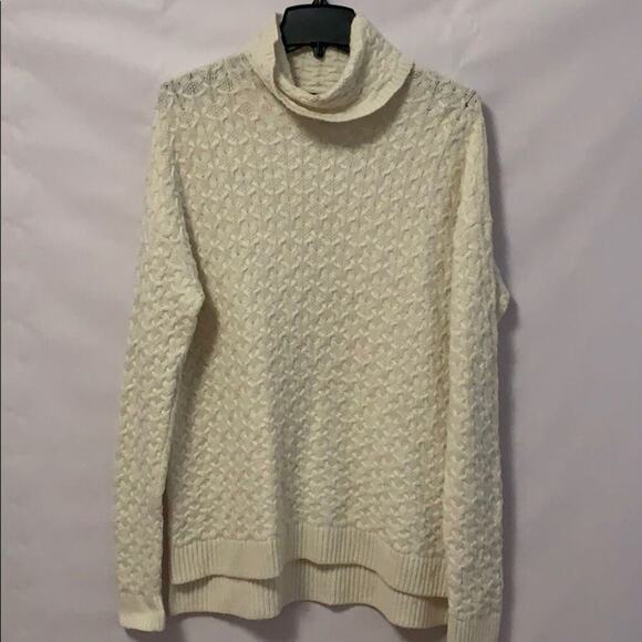 TAHARI CHUNKY TURTLE NECK SWEATER SIZE‎ M - Picture 2 of 8